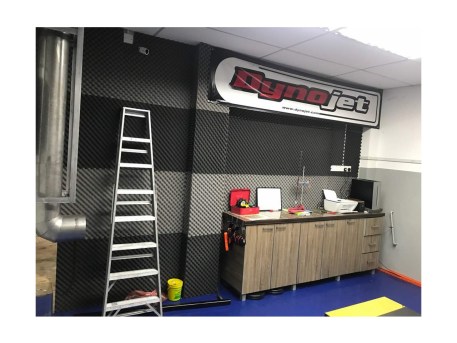 Dyno Room with Mixed Acoustic Foam Resized