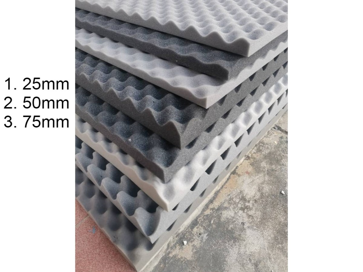 Egg Crate Acoustic Foam Silent Maker The Foam Shop Msia
