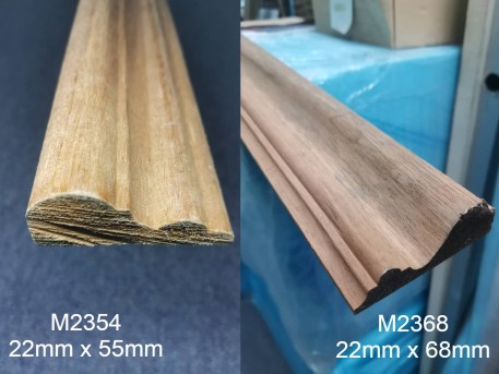 M2368 and M2354 Wood Moulding Resized