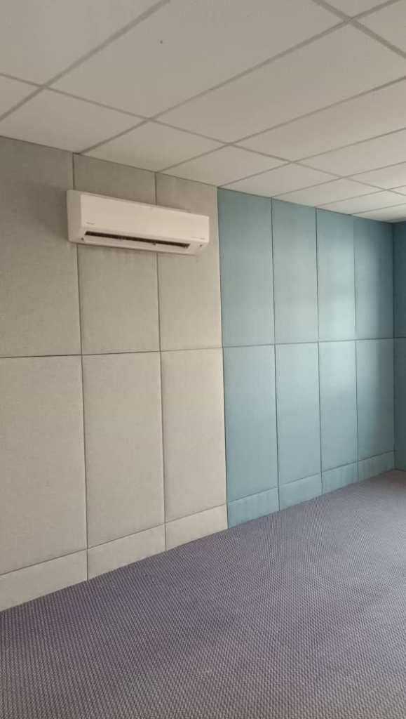 Meeting Room with fabric acoustic panel