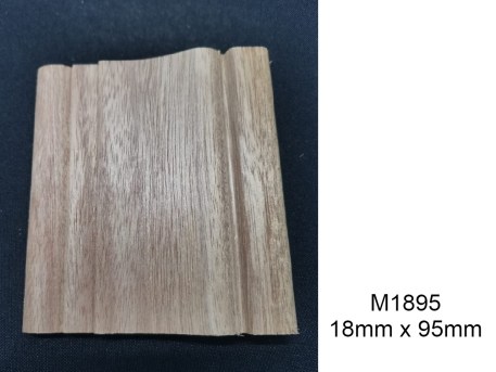 M1895 Nyatoh Wainscoting Wood Moulding