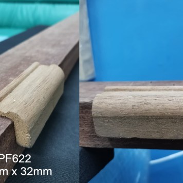 PF622 Wood Moulding Wainscot Cap Resized