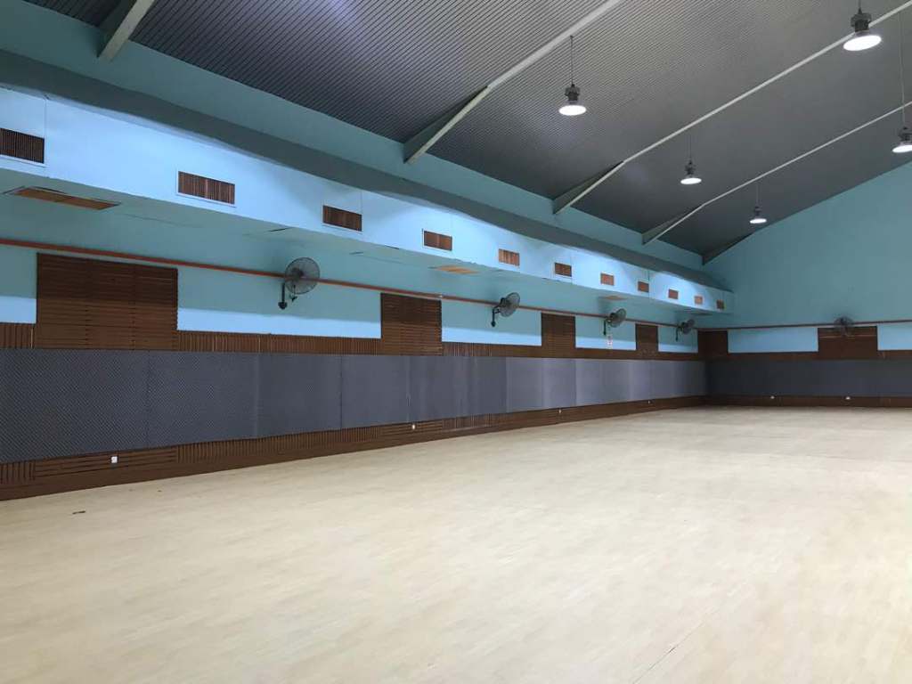 Dewan Multi-purpose hall with acoustic foam