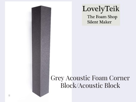 Grey Acoustic Foam Corner Block by LovelyTeik 3