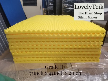 Egg Crate Acoustic Foam - Soundproof Foam Cheap Grade B3 by LovelyTeik