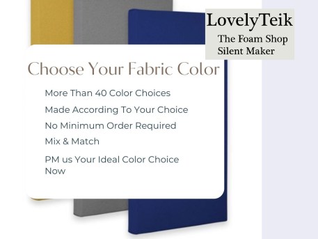 Notice About Fabric Acoustic Panel Color By LovelyTeik 2