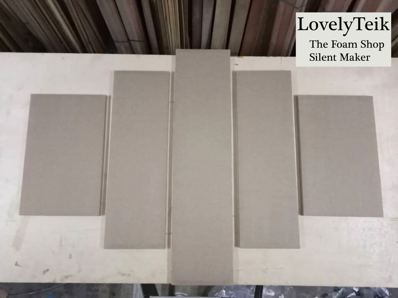 Decorative Acoustic Panel Grey By LovelyTeik The Foam Shop