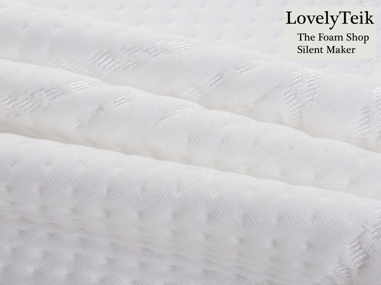 Knitted Fabric Mattress Cover by LovelyTeik The Foam Shop