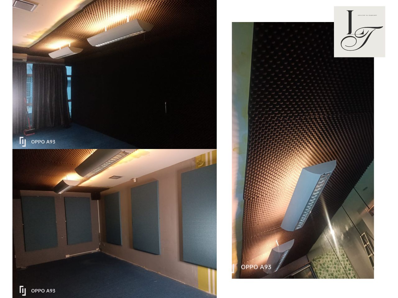 Contemporary Acoustic Fusion Style 3 - Acoustic Foam and Fabric Acoustic Panel by LovelyTeik The Foam Shop (3)
