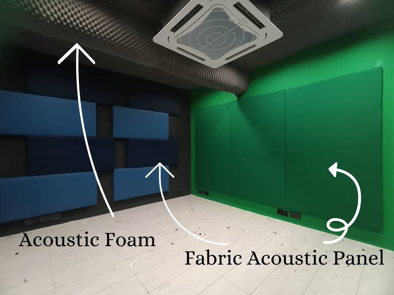 Contemporary Acoustic Fusion Style 3 - Acoustic Foam and Fabric Acoustic Panel by LovelyTeik The Foam Shop (5)