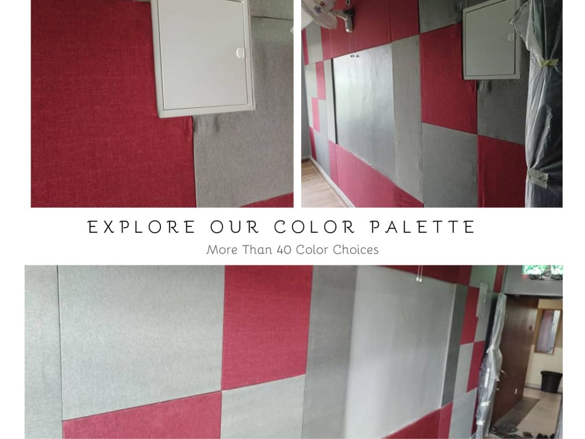 Harmony Style Acoustic Panel (Dual Colors) - LovelyTeik The Foam Shop