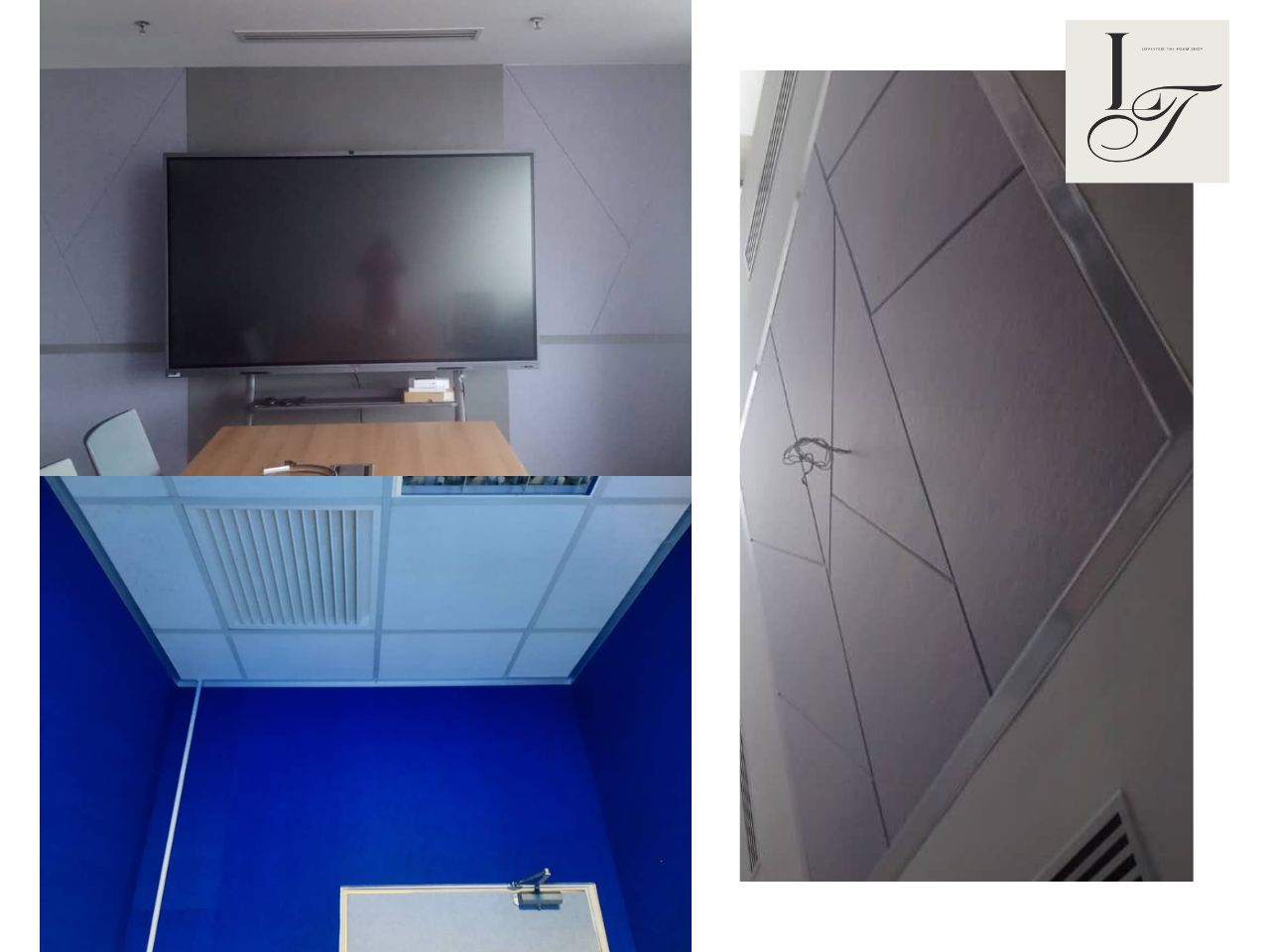 Meeting Room with Polyester Fiber Panel by LovelyTeik The Foam Shop Malaysia